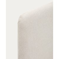 Изголовье Valma из жемчужного шенилла со съемным чехлом для кровати 160 x 200 см