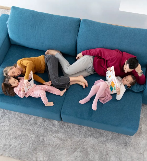 Диван раскладной Paradis 3pl ножки - пластик 3 cm A+A+V+V