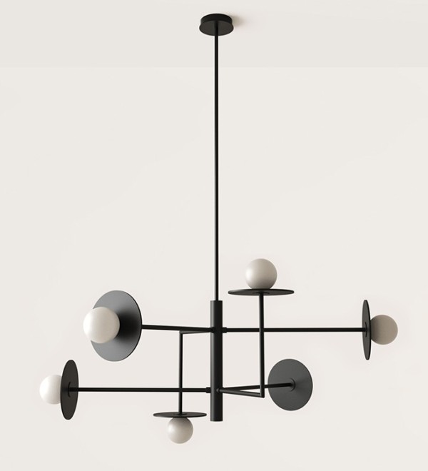 Подвесной светильник Miro 6L / металлические диски 1289/20