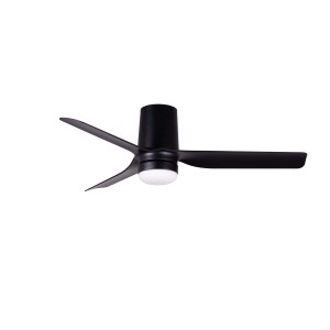 Потолочный вентилятор MINI PUNT TUB S LED Ш900mm черный 3 PAL черный 10W CCT