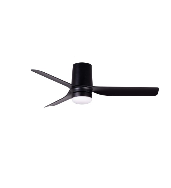Потолочный вентилятор MINI PUNT TUB S LED Ш900mm черный 3 PAL черный 10W CCT