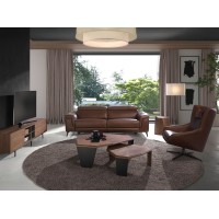 Диван 3-х местный 5319-3P-M1595 /6117 с реклайнером коричневый