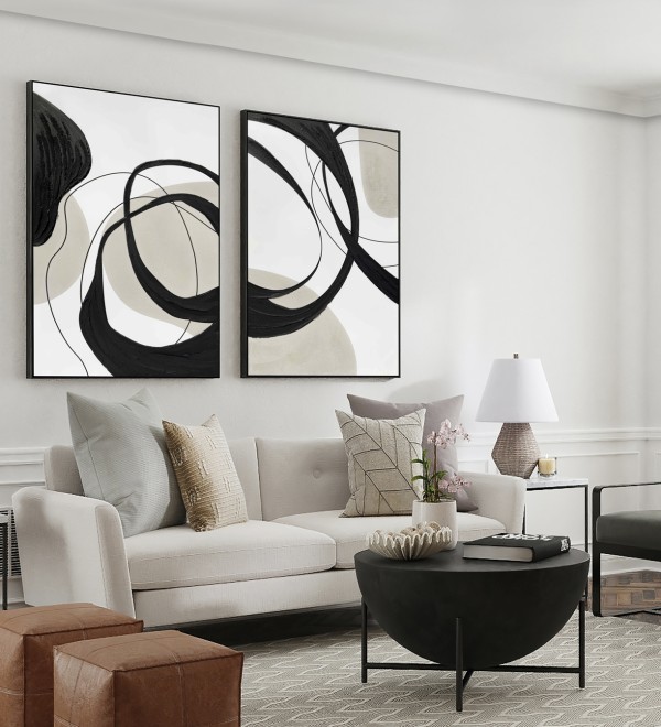 Картина акриловая Actio II 80X120