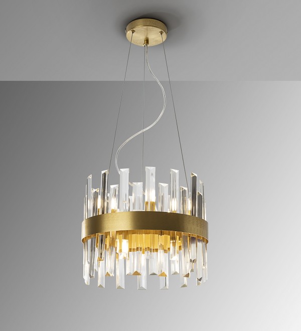 Люстра Grace 10L золотистая