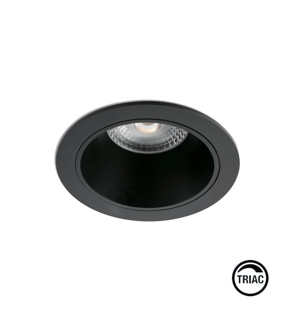 Встраиваемый светильник KIMO 15W черный 24є 2700K CRI90 TRIAC