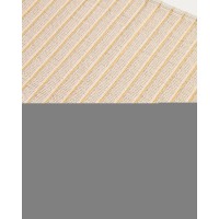 Хлопковый коврик для ванной Merade с желтыми полосками, 50 x 80 см