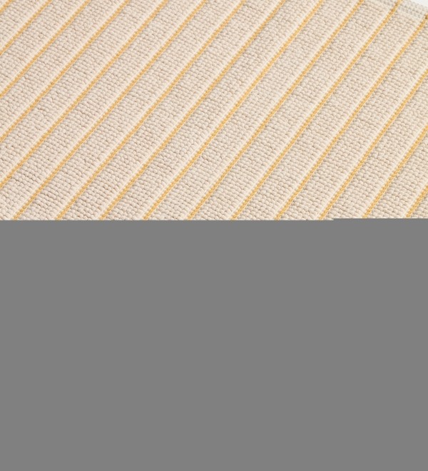 Хлопковый коврик для ванной Merade с желтыми полосками, 50 x 80 см