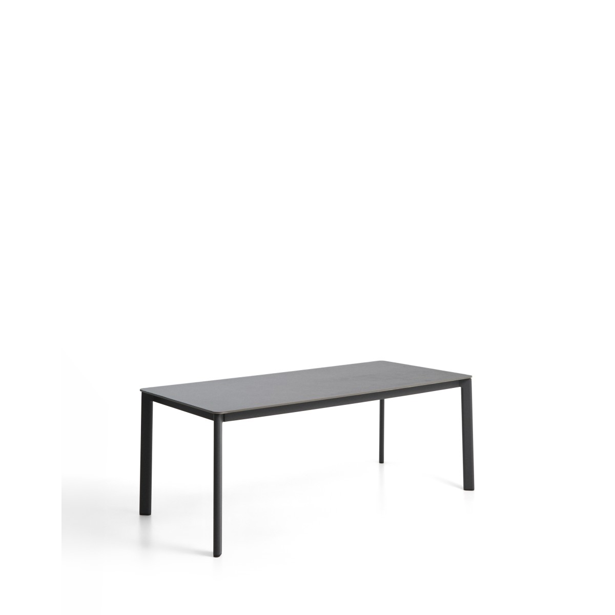 Уличный стол Anafi из спеченного камня и графитового алюминия 180 x 90см