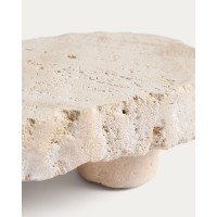 Подставка из травертина Zuno с необработанной поверхностью, 23 x 13 см