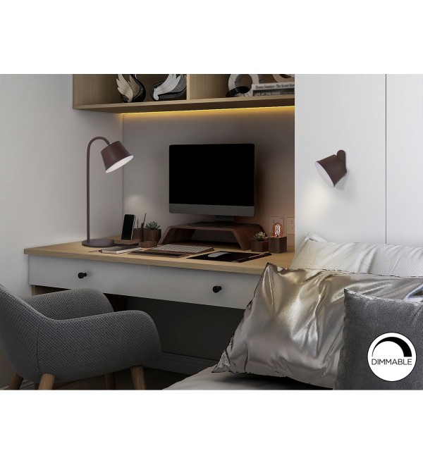 Cuco Настольная лампа LED с отделкой Corten
