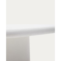 Уличный стол Addaia цемент, белый 135 x 135 см