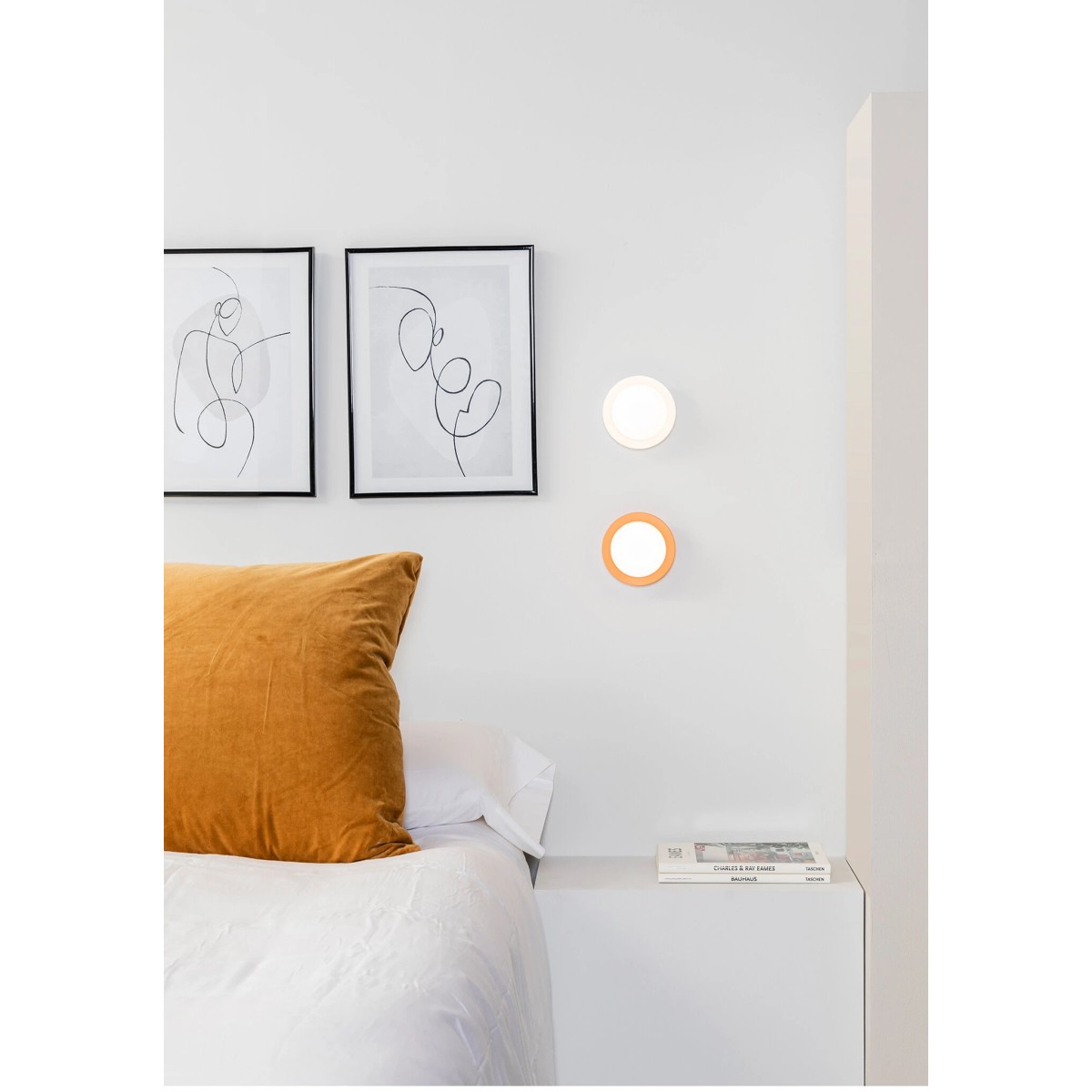Настенный/потолочный светильник May белый LED 4W 2700K
