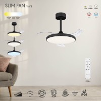 9056 Люстра-вентилятор SLIM FAN mini MANTRA