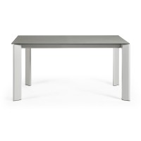Стол Atta160 (220) x90 серый керамика