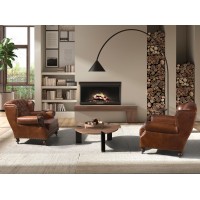 Кресло Chester 5156 из коньячно-коричневой кожи