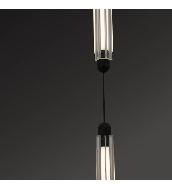 Подвесной светильник LUMINA 600 2L COLGANTE черный LED 24W 2200K