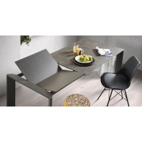 Стол Atta 140 (200) x90 графит керамика