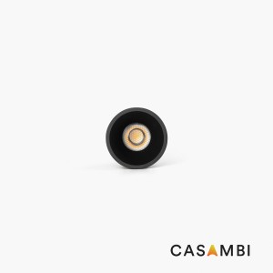 Встраиваемый светильник TULIPA DOWN SIM IP65 10W черный 15° 2700K CRI90 CASAMB