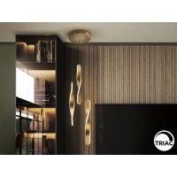 Люстра Twist 3L золотая
