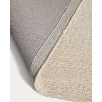 Ковер Lisdan из синтетического волокна цвета экрю 160 x 230 см