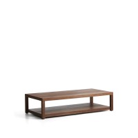 Журнальный столик Norani из массива акации с шпоном акации, 150 x 70 см