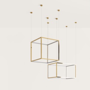 Подвес Cube-X 65 x 65 cm золотой