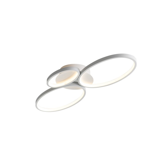 Потолочный светильник Sios 3 кольца белый