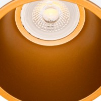Встраиваемый круглый светильник Fresh золотой IP44