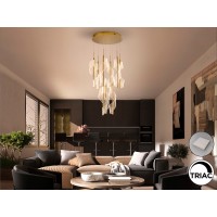 Люстра Velas 9L золотая DIM