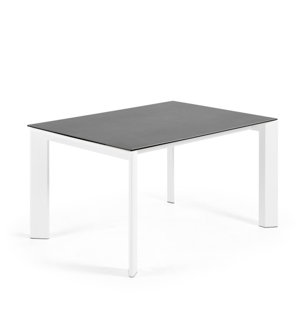 Стол Atta 140 (200) x90 белый керамический