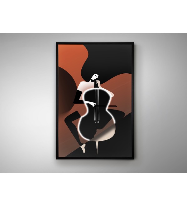 Картина Violonchelo LED 80X120