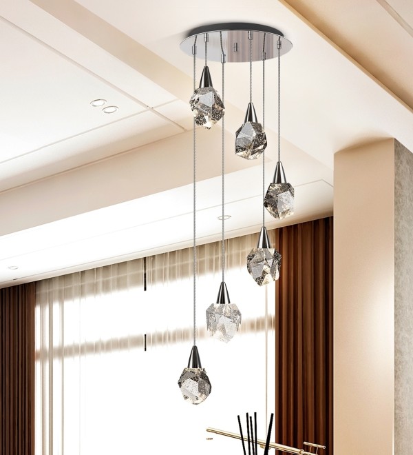 Люстра Aquaria 6L хром