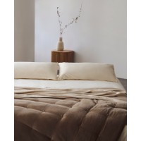 Основание кровати Ofelia со съемным чехлом бежевого цвета 160 x 200 см