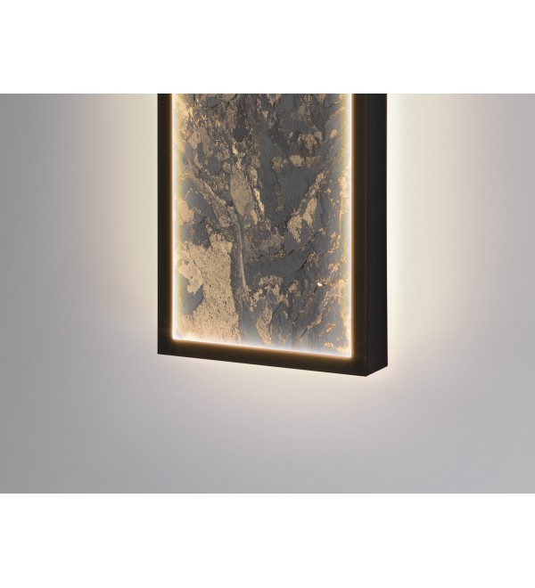 Настенный светильник Stone CCT- черный LED L60