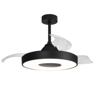 Люстра потолочная-вентилятор MANTRA COIN FAN 8218 черная