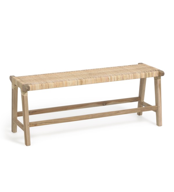 Скамья Beida из массива тика, 120 см