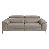 3-х местный диван 5320-3P-M5655 / 6122 с кожаной обивкой и механизмом релаксации