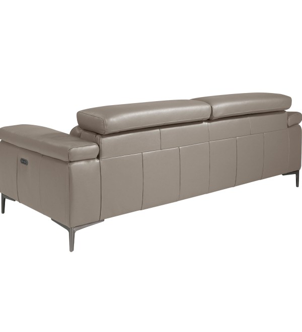 3-х местный диван 5320-3P-M5655 / 6122 с кожаной обивкой и механизмом релаксации