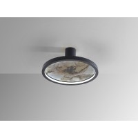 Настенный/потолочный светильник Stone CCT- черный LED D30
