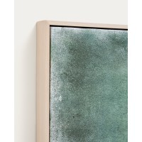 Абстрактная картина Selnar зеленая 60 x 90 см