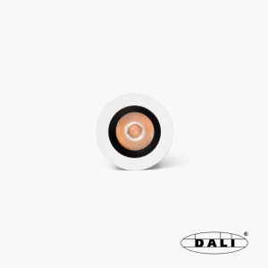 Uno белый/черный встраиваемый точечный светильник 8Вт 37° 3000K CRI90 DALI