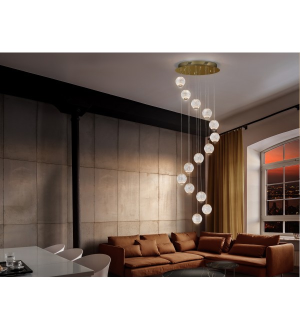 Люстра Austral LED 14L Ø50 золото