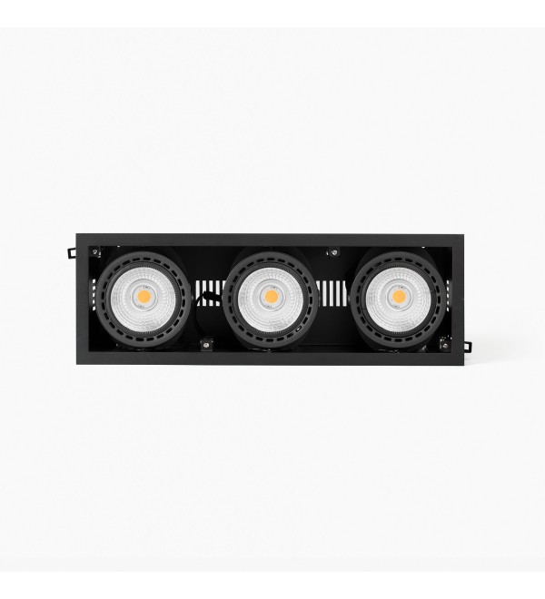 Встраиваемый светильник Mini Colin-3 черный LED 54-75W 2700K 20°