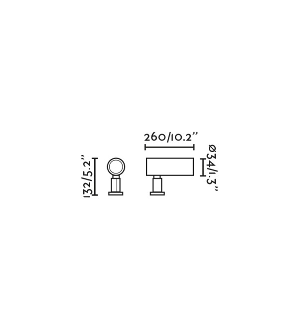 Уличный ландшафтный светильник SAU XS 85 PROY/ESTACA черный LED 2,5W 3000K 30є 24V
