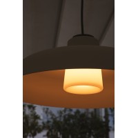 Уличный подвесной светильник SAGA COLGANTE C/FLORON коричневый 1xE27