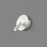 DUAS Бра с ридером белый USB C LED 3W 2700K