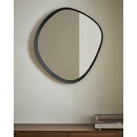 Зеркало Tebel черное металлическое 85 x 93,5 см