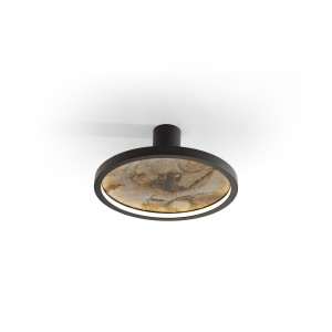 Настенный/потолочный светильник Stone CCT- черный LED D30