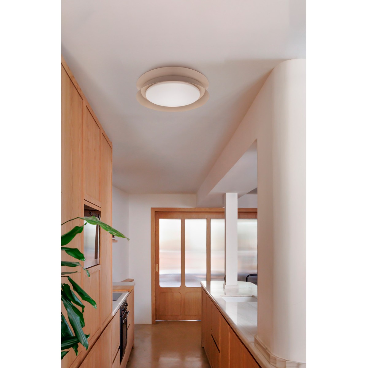 Потолочный светильник TENDER серый LED 24W 2700K