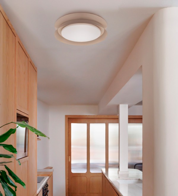 Потолочный светильник TENDER серый LED 24W 2700K